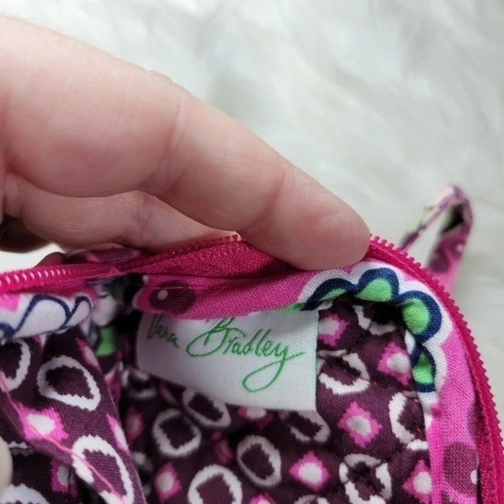 Vera Bradley Cupcakes Pink Zip Wristlet